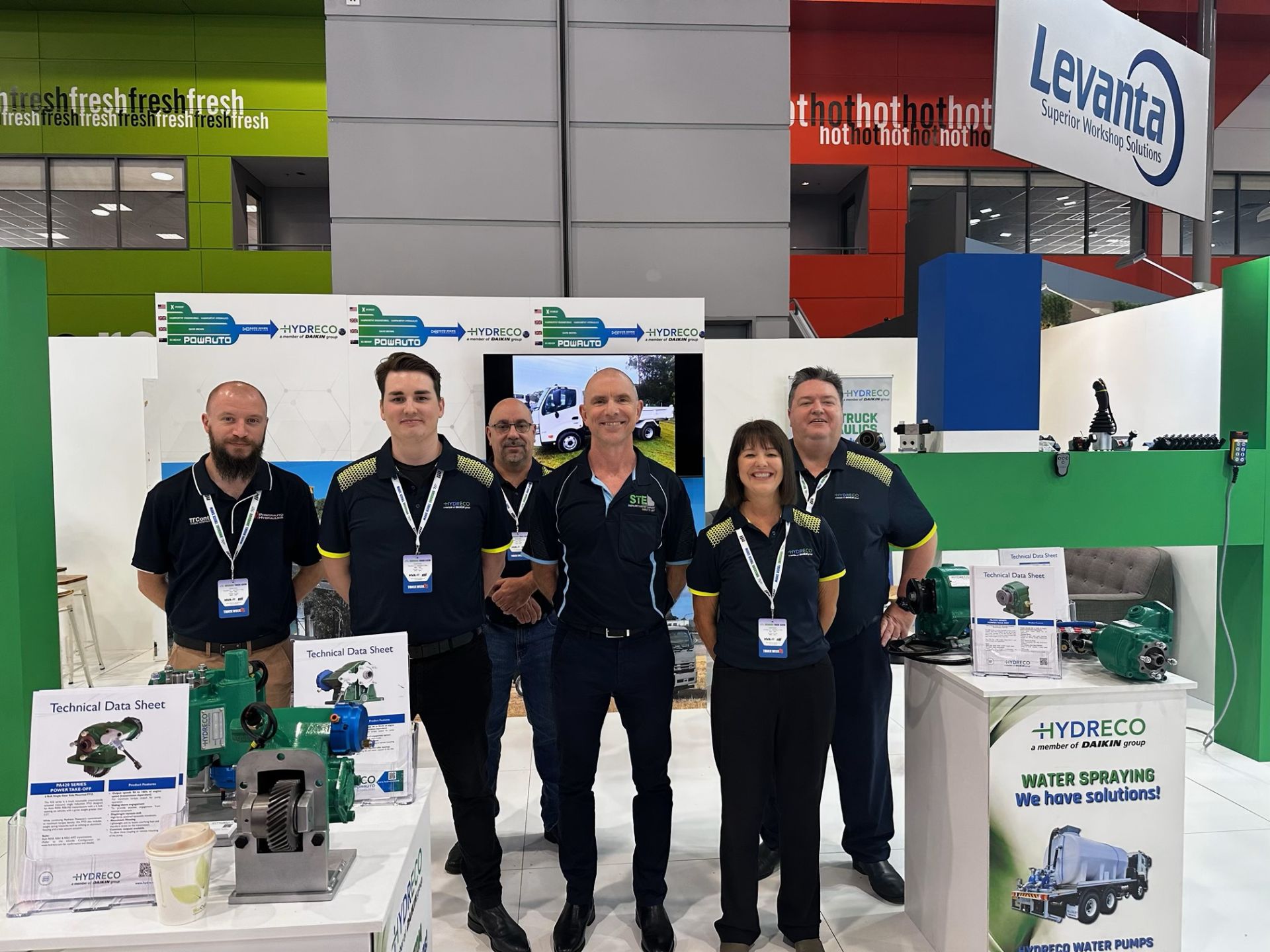 HYDRECO PRESENTA SOLUZIONI OLEODINAMICHE ALL’AVANGUARDIA AL BRISBANE TRUCK SHOW 2025